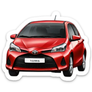 Toyota Yaris sticker