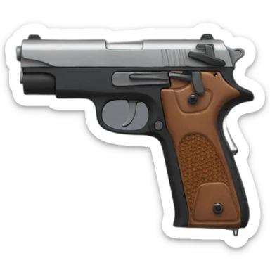 Gun sticker