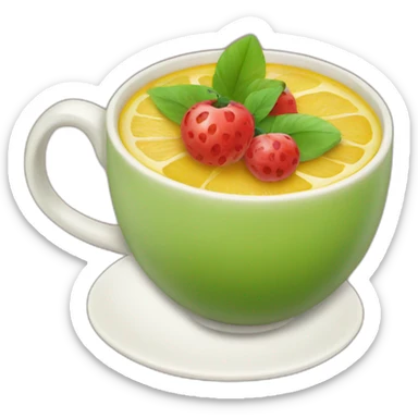 thé aux fruits sticker