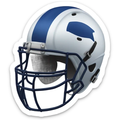 Football helmet sticker