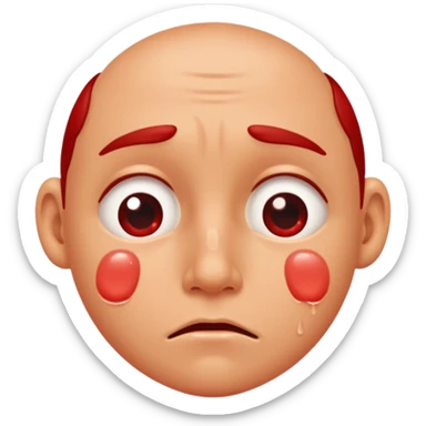 naso che cola, fai solo il naso sticker