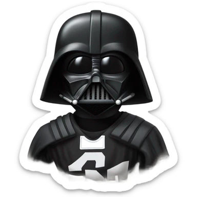Darth Vader with a Johnny manziel Texas a&m jersey sticker