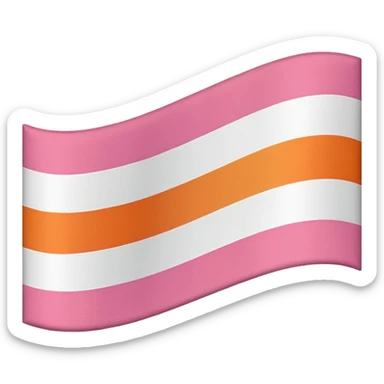 Could you please make the lesbian pride flag sticker