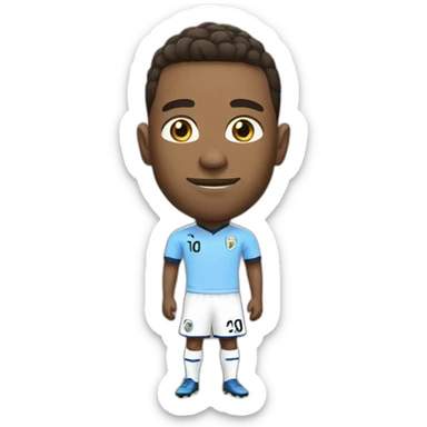 world class dev and soccer player sticker