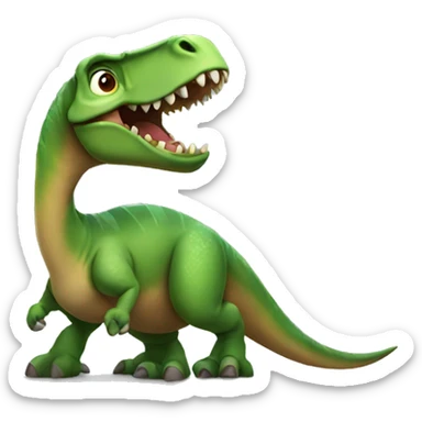 Cool dinosaur sticker
