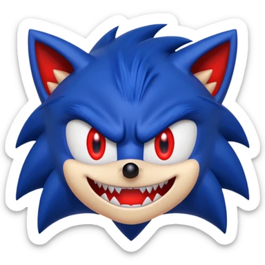 Sonic.exe sticker