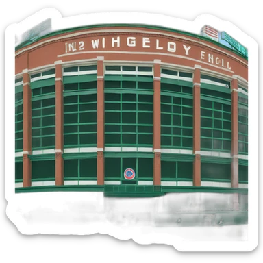 wrigley field sticker