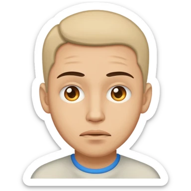 a dude with a mental disorder sticker