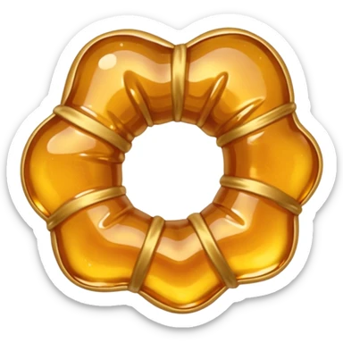 Scrunchie made of honey  sticker