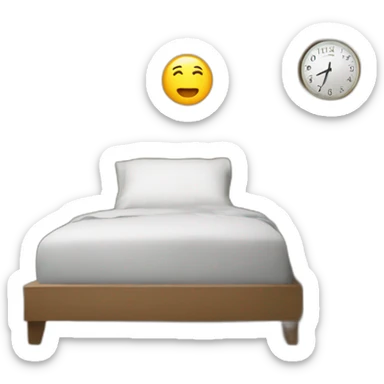 wake up time sticker