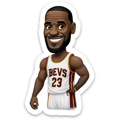 lebron james  sticker