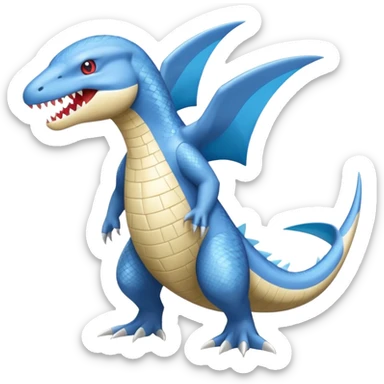 Latios-Gabite-Croconaw-Salamence-Helioptile-fusion (full body) sticker