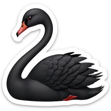 Cisne negro sticker