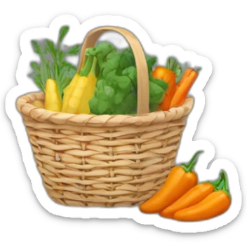 panier_de_basket_légumes sticker