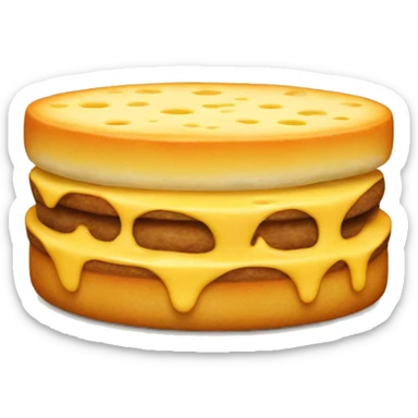cheese pattie sticker