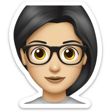 demi moore cartoon wearing tee sticker