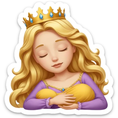 Sleeping Princess  sticker