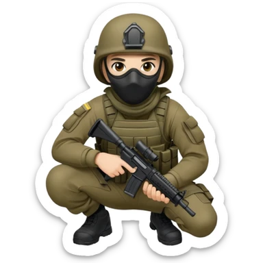 soldier-crouching-with-tactical-mask sticker