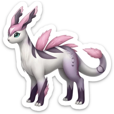 Meloetta-Trico-Cresselia-Palkia-Fakémon-creature-hybrid sticker