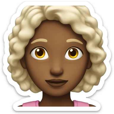 Girl dreaming  sticker