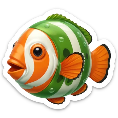 Ball of Goos with Clownfish  sticker