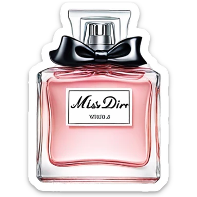 Miss dior perfume sticker