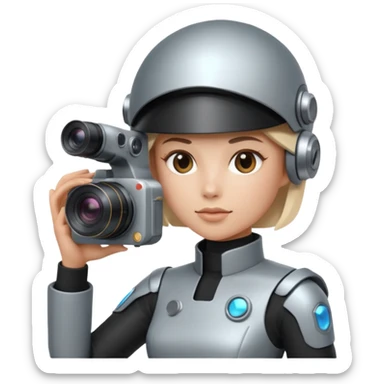 fotógrafo futurista sticker