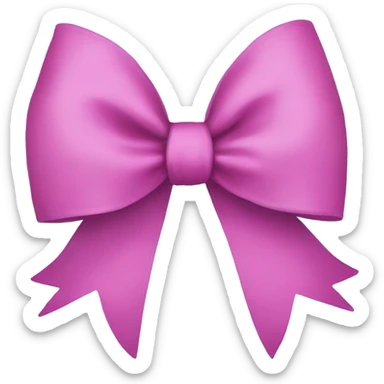 Bow sticker