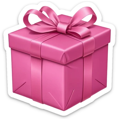 pink gift sticker