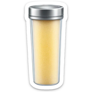 Grated Parmesan cheese shaker sticker