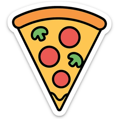 slice of pizza sticker