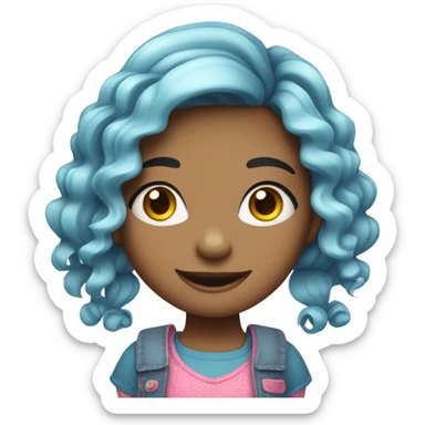 cute coquet girl sticker