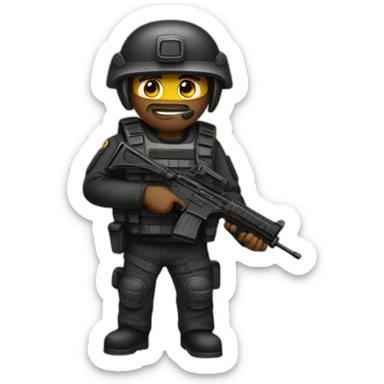 Creative swat sticker