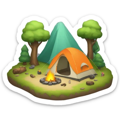 Campsite 🏕️ sticker