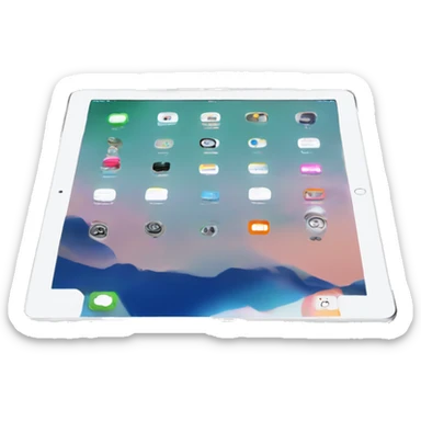 Apple iPad Pro with keyboard sticker