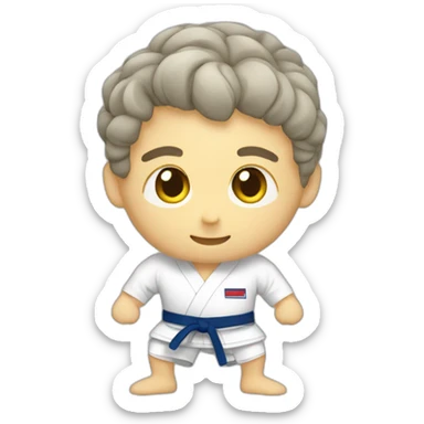 JUDOKA  JOUEUR DE FOOT sticker