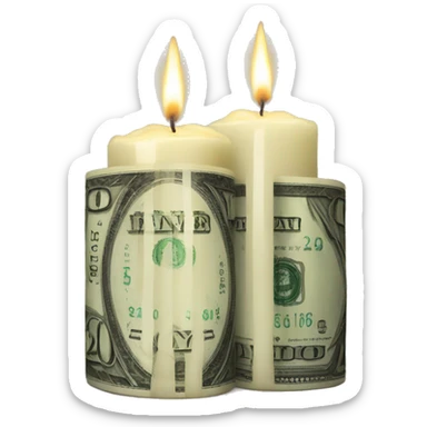 money chart candles sticker