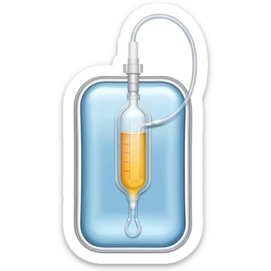 IV bag medication sticker