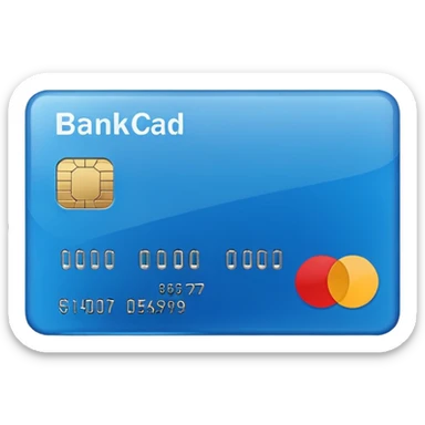 Bank card  sticker