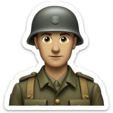 German soldier of 1943 sticker