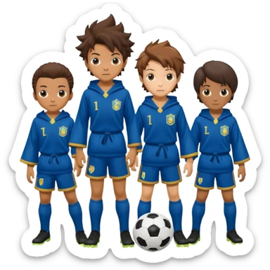 Inazuma eleven + harry potter+ stranger things sticker