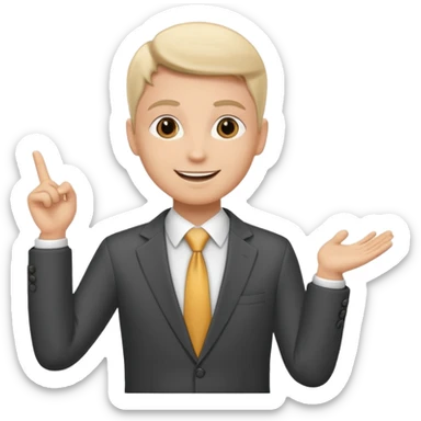 work exec presentation sticker