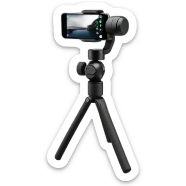 Gimbal dji osmo se + iphone sticker