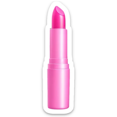 Pink lipgloss sticker