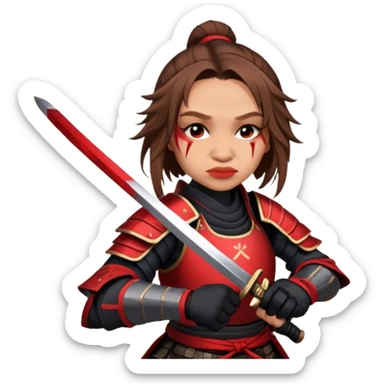 Battle-Ready Samurai sticker
