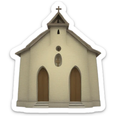 ronchamp chapel sticker