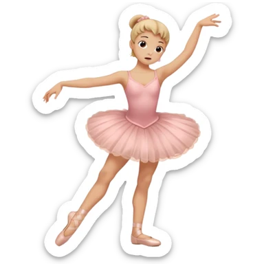 Create an emoji that is this 🙄mixed with 🤮 and at dance 🩰 sticker