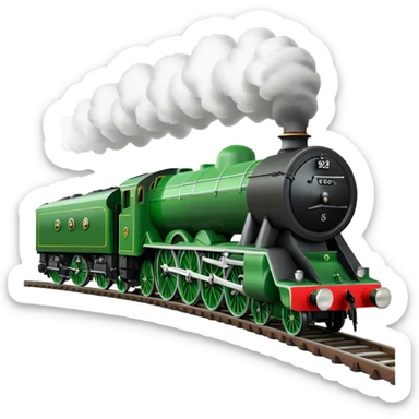 Steam Train - Flying Scotsman (Model Year: 2022) (Iconic colour: Green) sticker