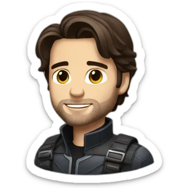 Bucky Barns sticker