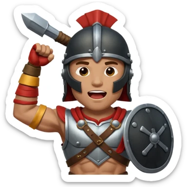 gladiator singing sticker